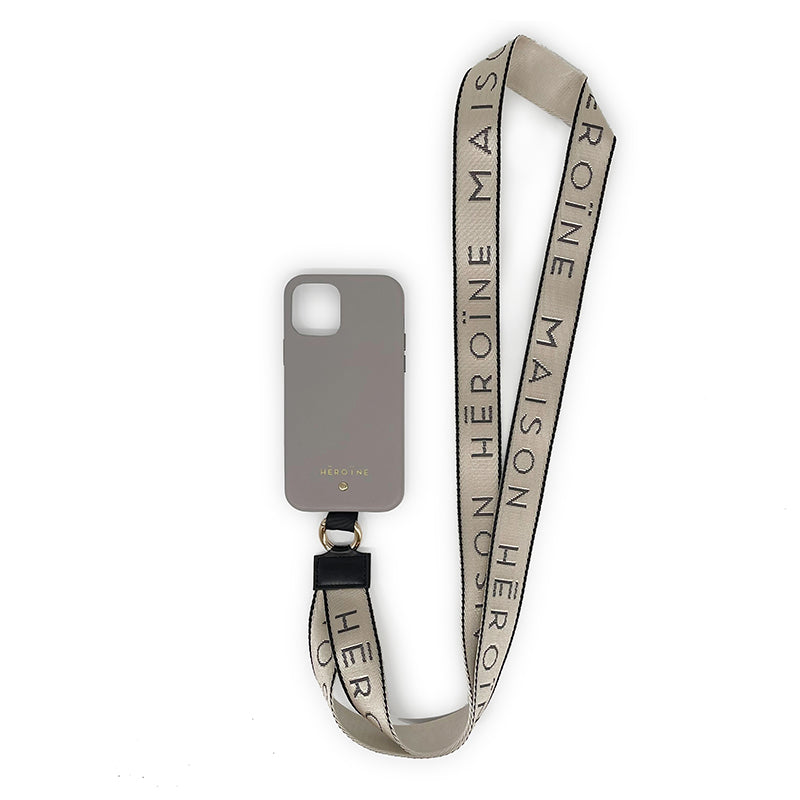 Handyhülle grau vegan Leder