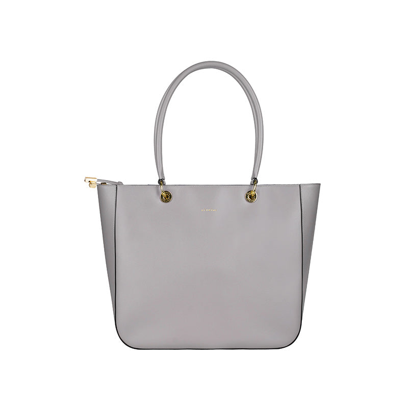 Shopper soft taupe recyceltes Leder